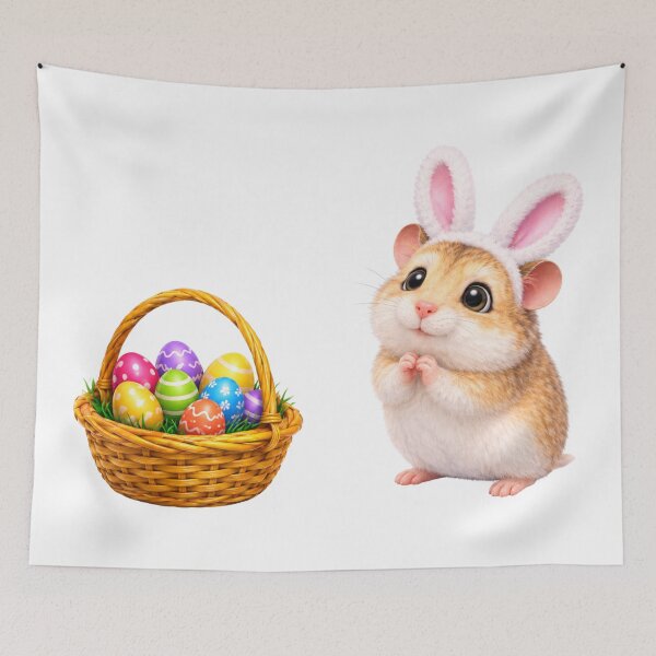 Item preview, Roborovski Hamster Easter Basket designed and sold by Sillytoe.
