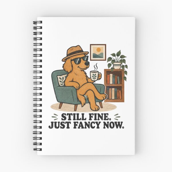 Item preview, Still Fine. Just Fancy Now. - Cool Golden Retriever Coffee Art designed and sold by Aura Craft Co..