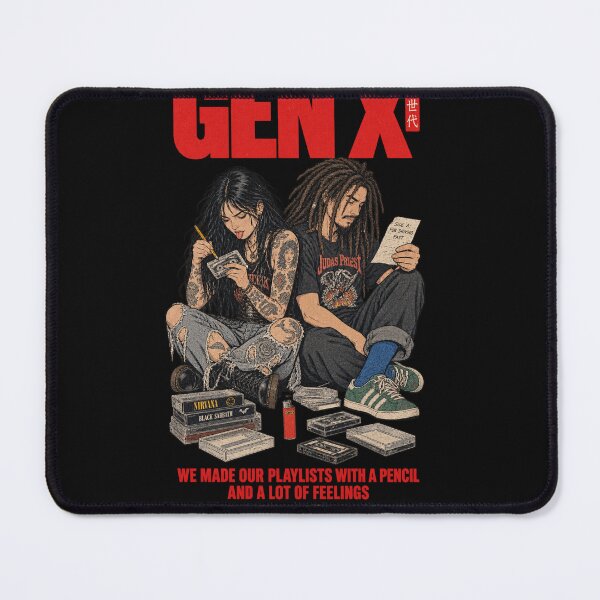 Item preview, We Made Playlists With A Pencil Cassette Mixtape Gen X designed and sold by BRTHRCNK01.