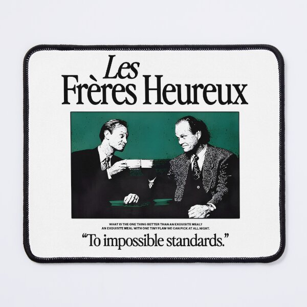 Item preview, Vintage 90s Les Freres Heureux Frasier Crane and Niles Crane Tee designed and sold by Elakhongthe.