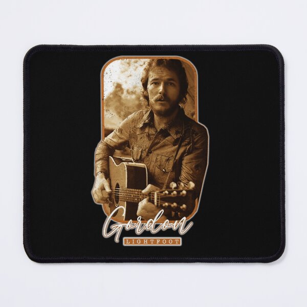 Item preview, Gordon Lightfoot Vintage Sepia Acoustic Guitar Portrait designed and sold by LesleyKautzer.