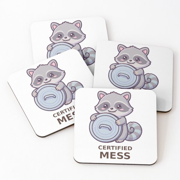 Item preview, Certified Mess - Kawaii Raccoon designed and sold by Visual Dept..
