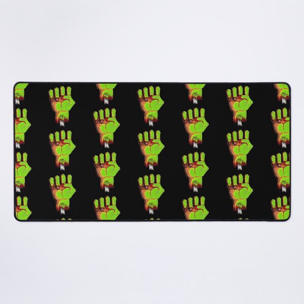 Item preview, Raised Fist Scar-E-Moji (Alien Edition) Toxic Green Zombie Fist designed and sold by Grimmlar.