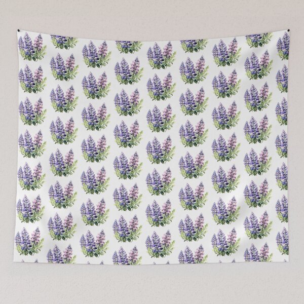 Item preview, Lupine Flower | Elegant Botanical Floral Art designed and sold by Mandayartstudio.