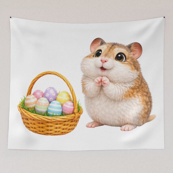 Item preview, Roborovski Hamster Easter Joy designed and sold by Sillytoe.