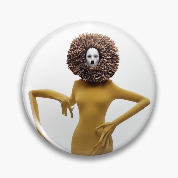 Item preview, Yellow  Fashion Creature with Feather Mane designed and sold by Yellow Zone.