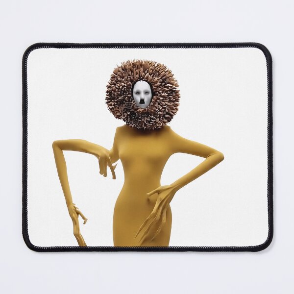 Item preview, Yellow Fashion Creature with Feather Mane designed and sold by Yellow Zone.