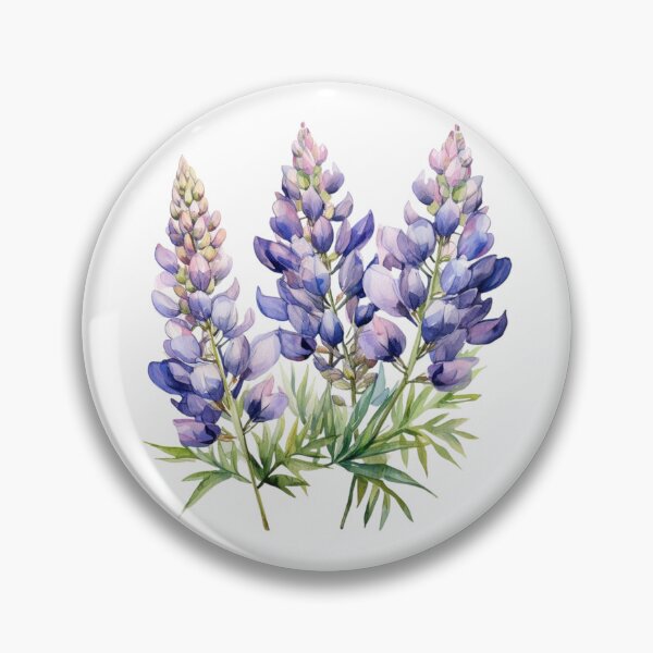 Item preview, Lupine Flower | Elegant Botanical Floral Art designed and sold by Mandayartstudio.