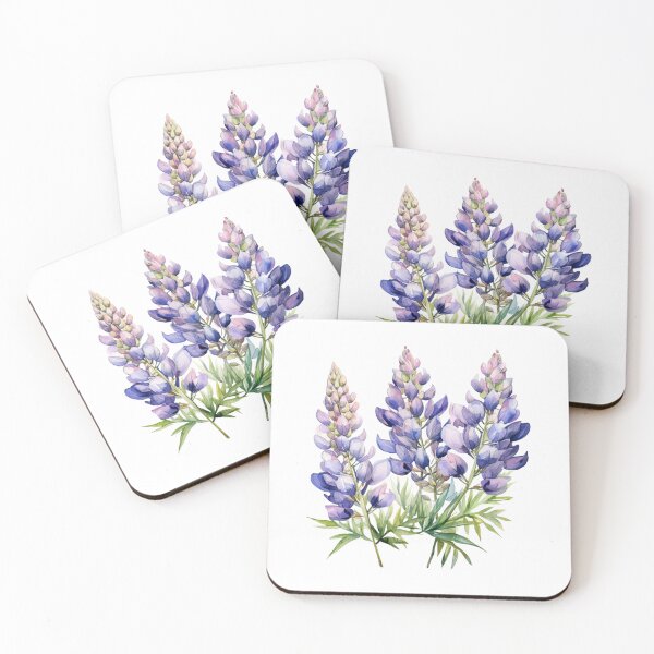 Item preview, Lupine Flower | Elegant Botanical Floral Art designed and sold by Mandayartstudio.