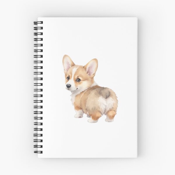 Item preview, Cute Corgi Puppy Watercolour Illustration designed and sold by made by Golightly x.