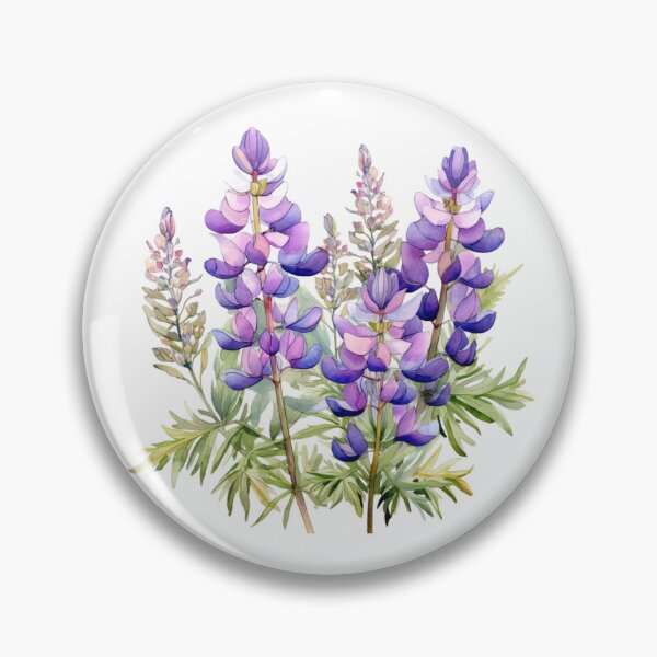 Item preview, Lupine Flower | Elegant Botanical Floral Art designed and sold by Mandayartstudio.