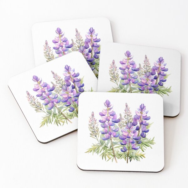 Item preview, Lupine Flower | Elegant Botanical Floral Art designed and sold by Mandayartstudio.