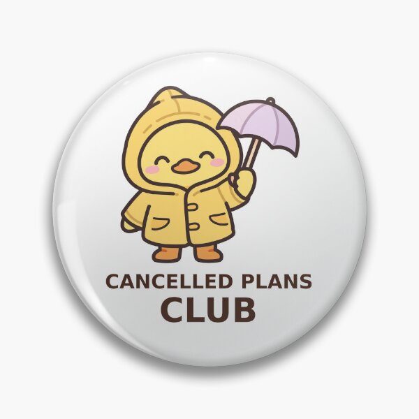 Item preview, Cancelled Plans Club - Kawaii Duck designed and sold by Visual Dept..