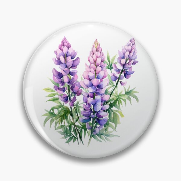 Item preview, Lupine Flower | Elegant Botanical Floral Art designed and sold by Mandayartstudio.