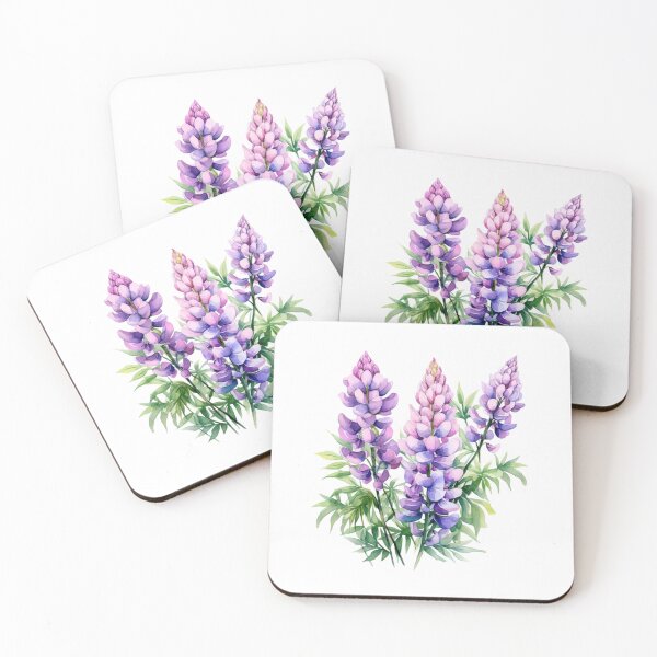 Item preview, Lupine Flower | Elegant Botanical Floral Art designed and sold by Mandayartstudio.