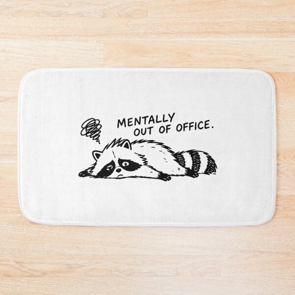 Item preview, Unbothered Raccoon meme designed and sold by ViolettaGlass.