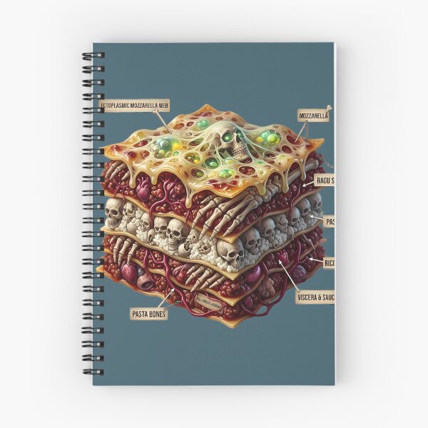 Item preview, Spookhetti Anatomy: The Forbidden Halloween Lasagna designed and sold by HoMya.