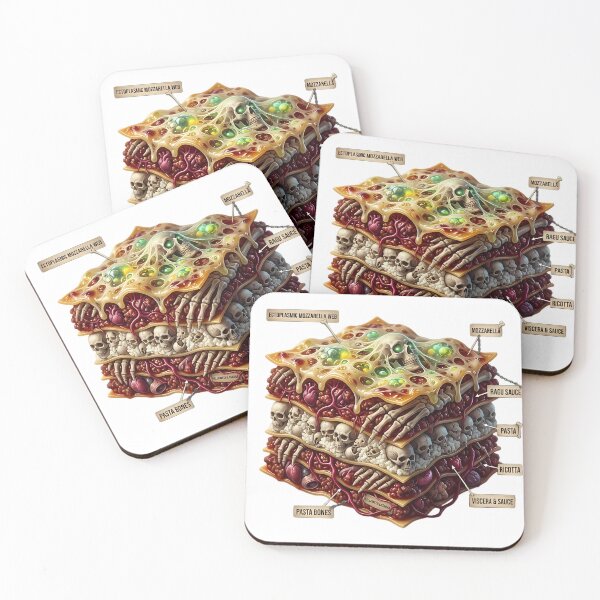 Item preview, Spookhetti Anatomy: The Forbidden Halloween Lasagna designed and sold by HoMya.