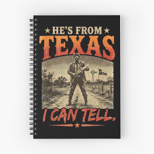 Item preview, Hes from Texas I Can Tell Chainsaw Horror Halloween  designed and sold by Taniyah Gomes.