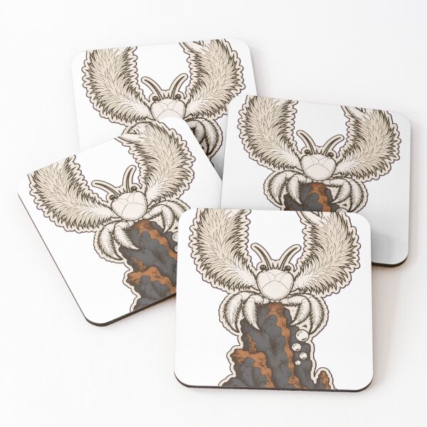 Item preview, Yeti Crab Sticker | Hairy Deep Sea Crab Weird Ocean Creature Die Cut designed and sold by StickyGuys.
