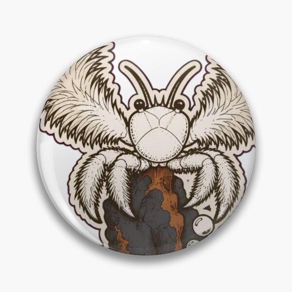Item preview, Yeti Crab Sticker | Hairy Deep Sea Crab Weird Ocean Creature Die Cut designed and sold by StickyGuys.