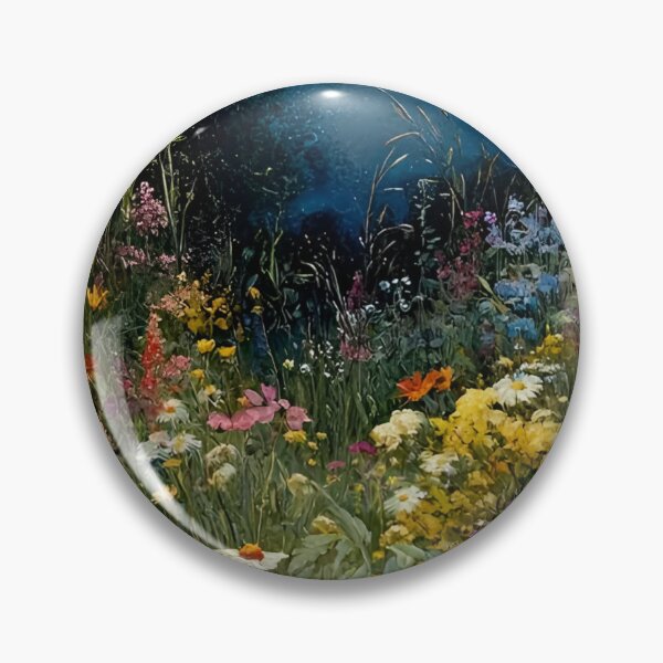 Item preview, Gustav Klimt Flower Garden Vivid Seamless Flowers Vintage Floral Patterns Digital Art Illustration designed and sold by Matt_Smith.