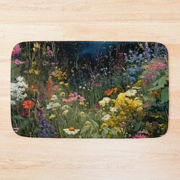 Item preview, Gustav Klimt Flower Garden Vivid Seamless Flowers Vintage Floral Patterns Digital Art Illustration designed and sold by Matt_Smith.
