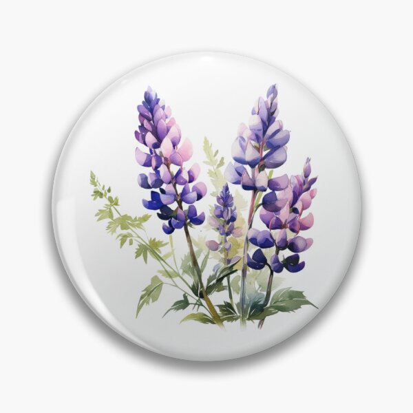 Item preview, Lupine Flower | Elegant Botanical Floral Art designed and sold by Mandayartstudio.