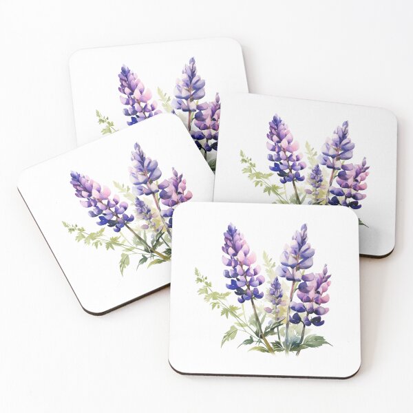 Item preview, Lupine Flower | Elegant Botanical Floral Art designed and sold by Mandayartstudio.