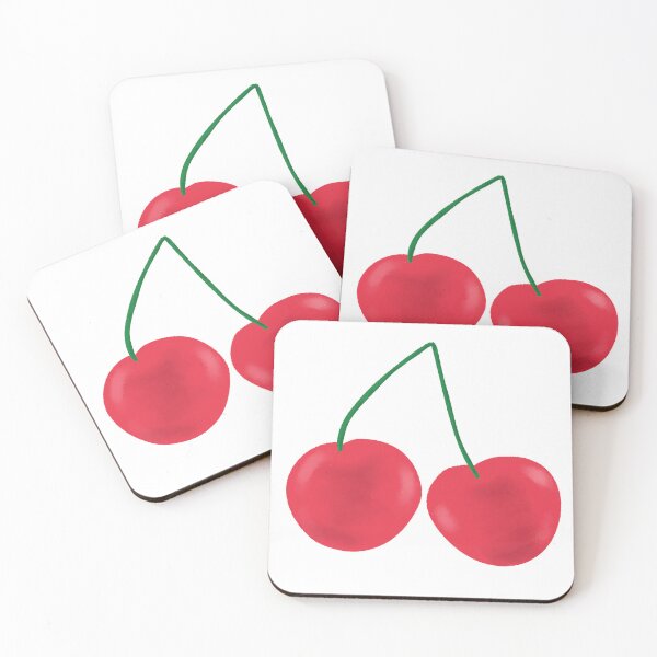 Item preview, Pair Of Ripe Red Cherries designed and sold by raun.draw.