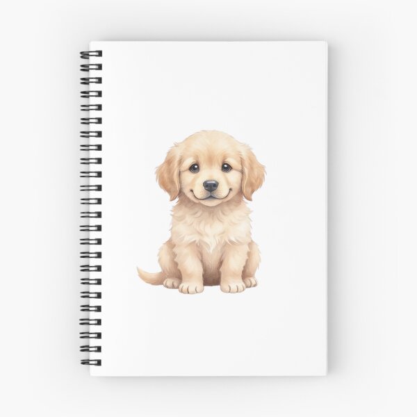 Item preview, Adorable Cute Golden Retriever Puppy Watercolour Illustration designed and sold by made by Golightly x.