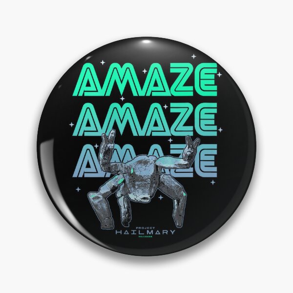 Item preview, Project Hail Mary Amazing Rocky The Alien Neon Portrait designed and sold by LNThread.