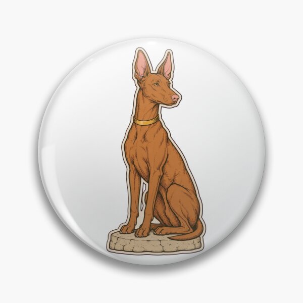 Item preview, Pharaoh Hound Sticker | Blushing Red Sighthound Dog Breed Die Cut designed and sold by StickyGuys.