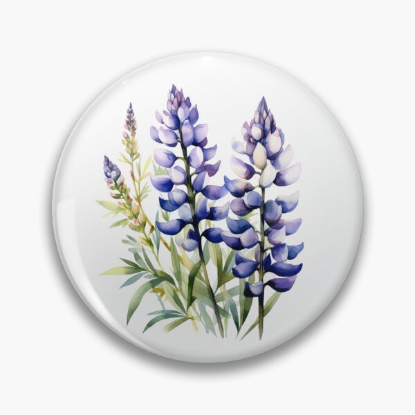 Item preview, Lupine Flower | Elegant Botanical Floral Art designed and sold by Mandayartstudio.