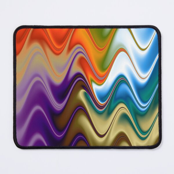 Item preview, Abstract Wavy Colorful Pattern designed and sold by ArtbyDebbieC.