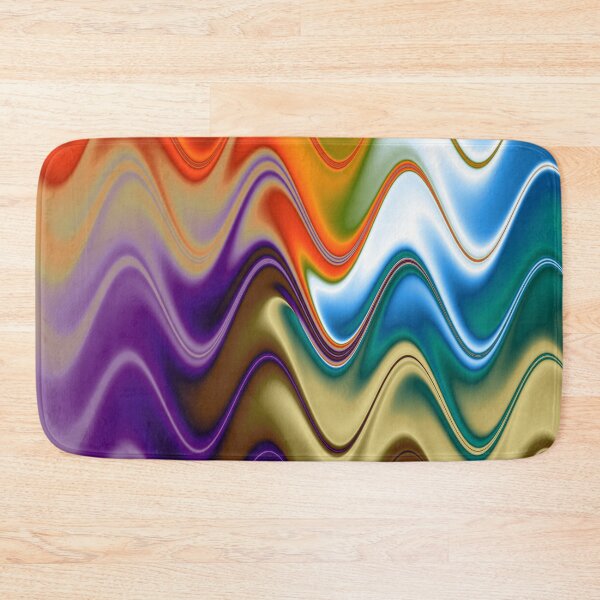 Item preview, Abstract Wavy Colorful Pattern designed and sold by ArtbyDebbieC.