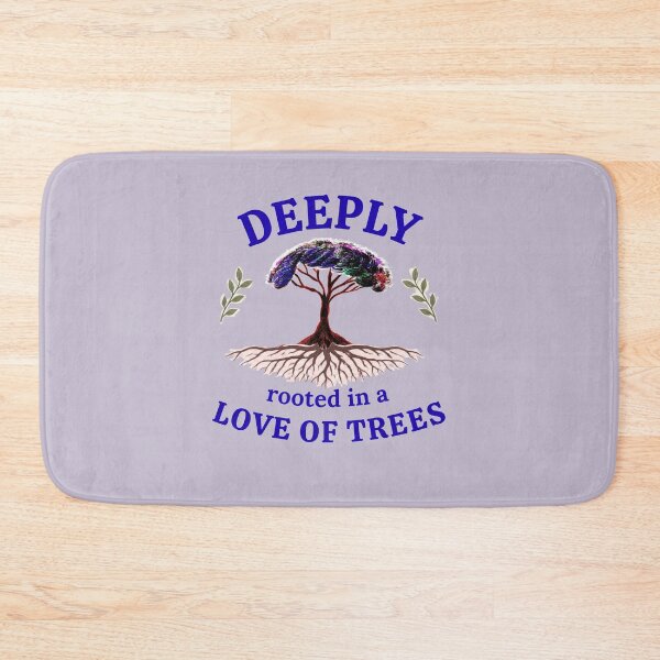 Item preview, Deeply Rooted in a Love of Trees – Tree Typography Nature Design designed and sold by Julia N.