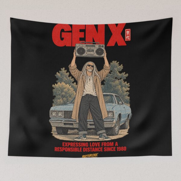 Item preview, Expressing Love From Responsible Distance Since 1980 Boombox designed and sold by BRTHRCNK01.