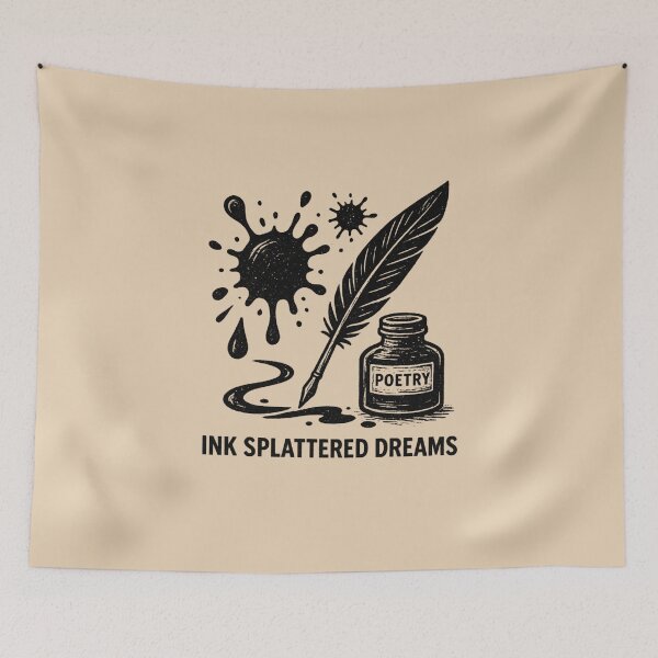 Item preview, Ink Splattered Dreams Vintage Poetry Quill designed and sold by Ivy-Triggs.