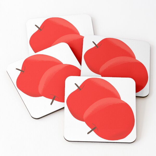 Item preview, Two Ripe Red Apples Fruit designed and sold by raun.draw.