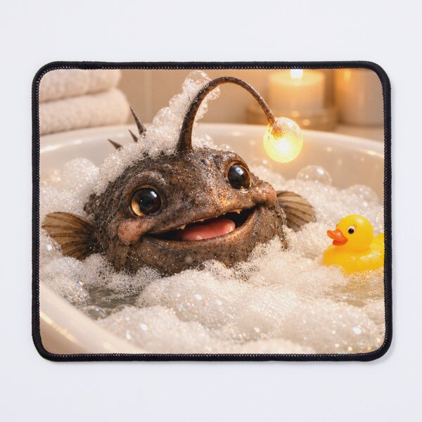 Item preview, Anglerfish Bathtub Bubble Soak designed and sold by Sillytoe.