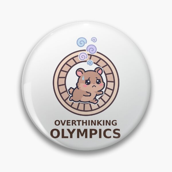 Item preview, Overthinking Olympics - Kawaii Hamster designed and sold by Visual Dept..
