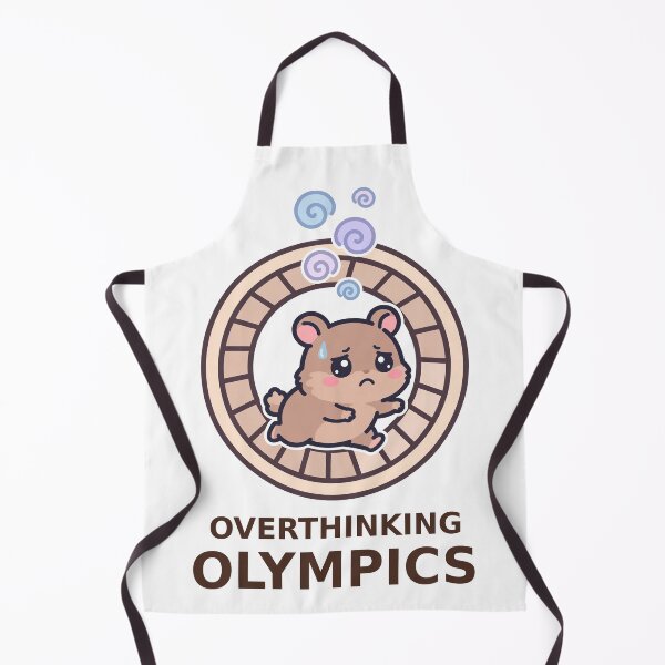 Item preview, Overthinking Olympics - Kawaii Hamster designed and sold by Visual Dept..