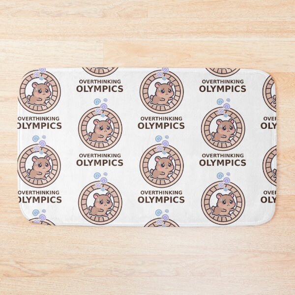 Item preview, Overthinking Olympics - Kawaii Hamster designed and sold by Visual Dept..