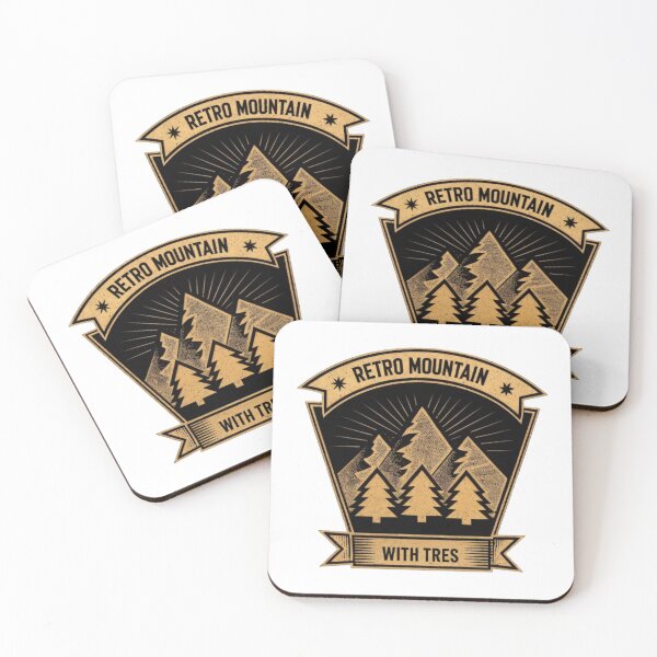 Item preview,  Retro mountain with trees  vintage emblem designed and sold by Expressions-Sel.