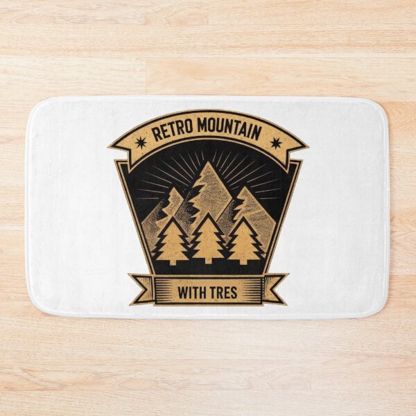 Item preview,  Retro mountain with trees  vintage emblem designed and sold by Expressions-Sel.