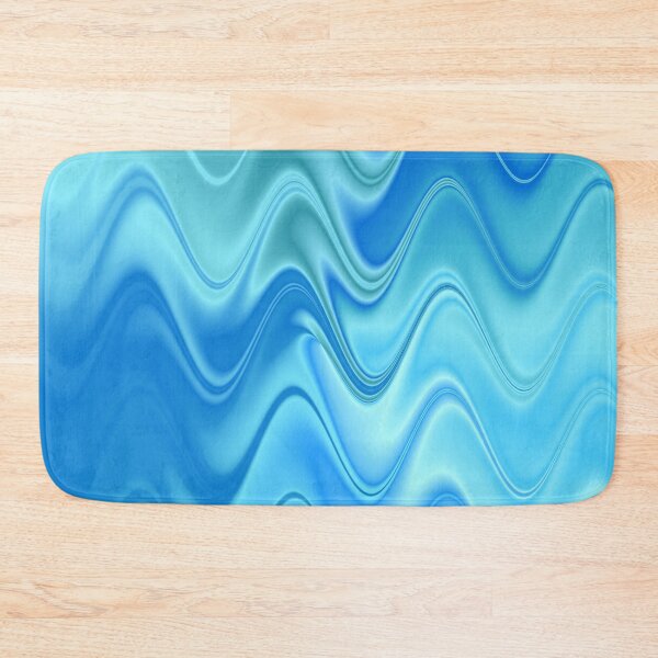 Item preview, Abstract Wavy Blue Pattern designed and sold by ArtbyDebbieC.