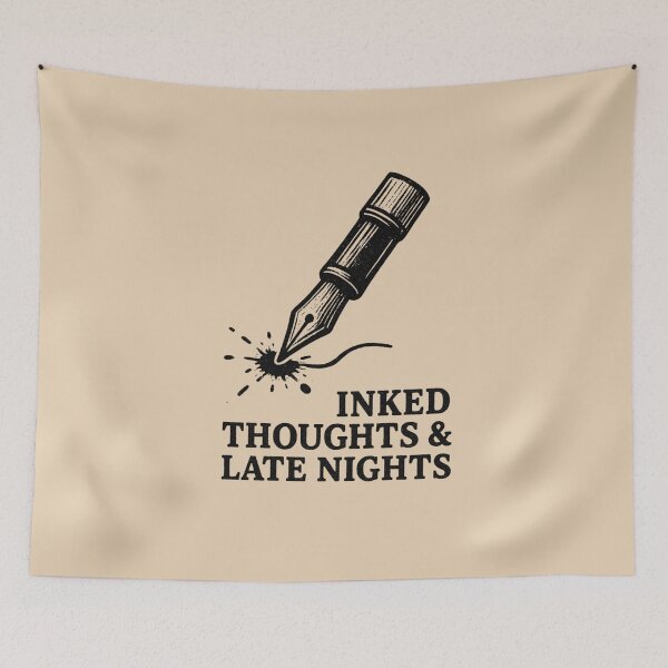 Item preview, Poetcore Inked Thoughts and Late Nights designed and sold by Ivy-Triggs.