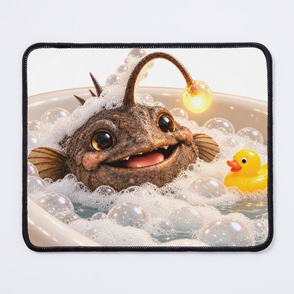 Item preview, Anglerfish Bathtub Duck Visit designed and sold by Sillytoe.