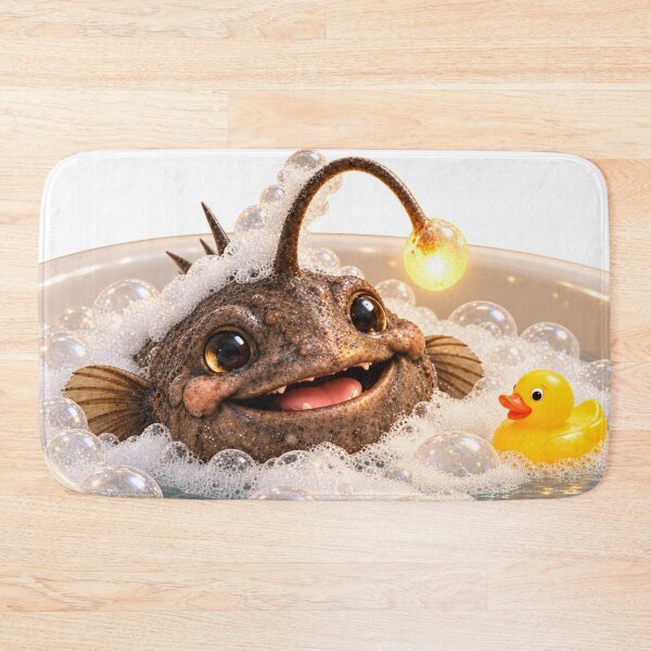 Item preview, Anglerfish Bathtub Duck Visit designed and sold by Sillytoe.
